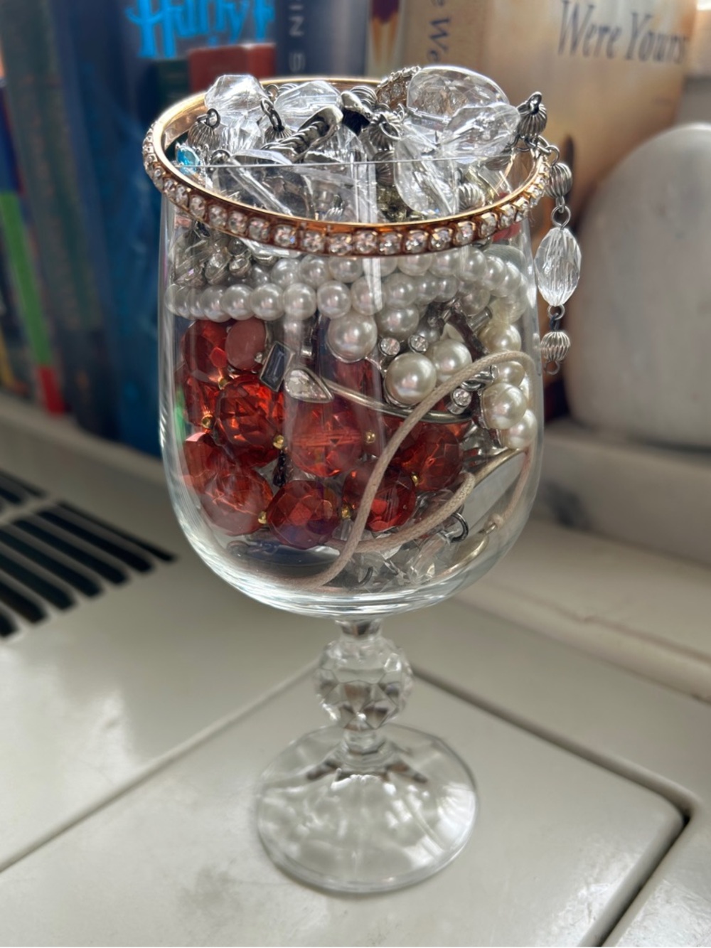 UPDATED Mystery Jewelry Jar - Feminine / Vintage /Modern / Bold / Avant Garde - Picture 2 of 5